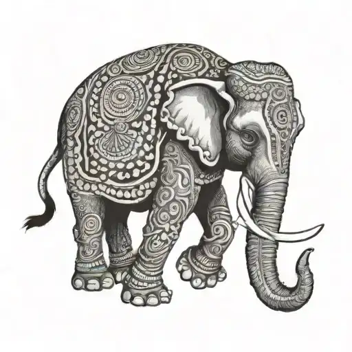 Kerala Elephant With Big Tusk