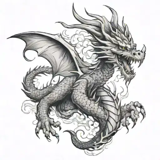 Dragon Breathing Fire