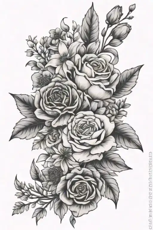 Birth Flower Bouquet