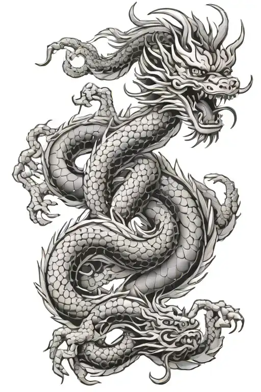 Chinese Dragon Wrapped