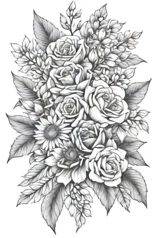 Birth Flower Bouquet