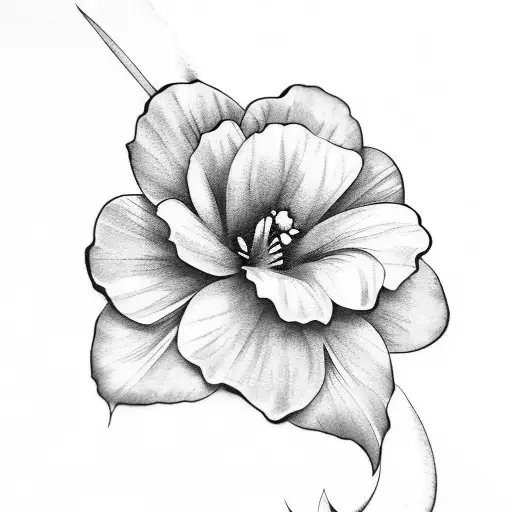 Hawaiian Flowers With Bible Verse