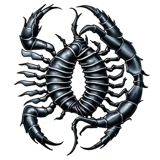 Scorpio And Virgo Symbol