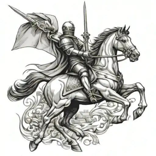 Knight And Horse War