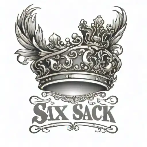 Mirror And Crown And Text That Says S S X