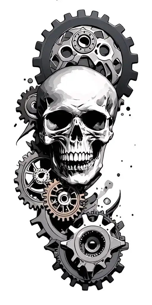 Geometric Gears Angled Death