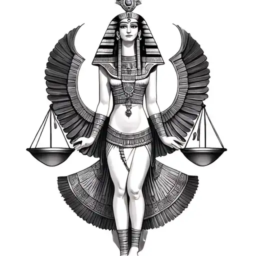 Maat Egyptian Goddess Of Balance