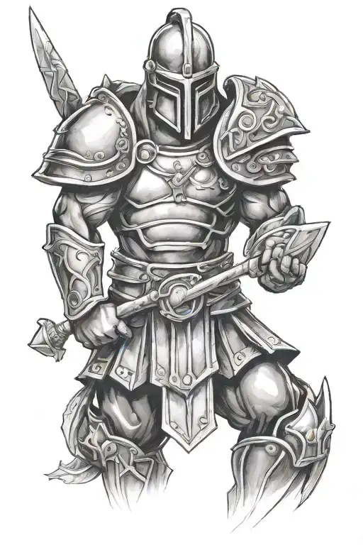 Create A Cover Up Tattoo Over Gladiators