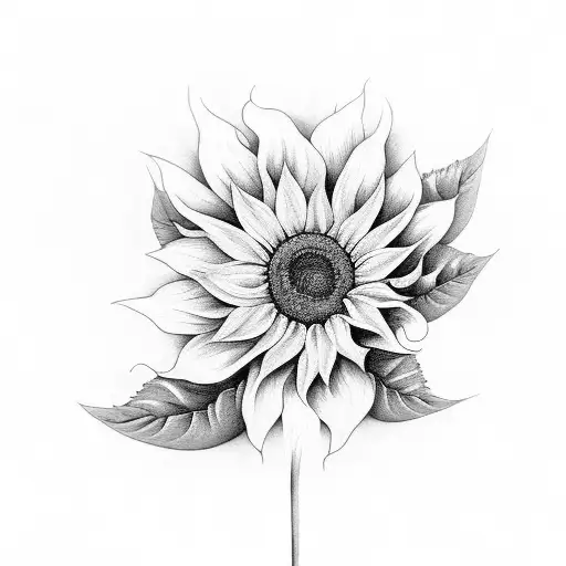 Sunflower Floral For Arm