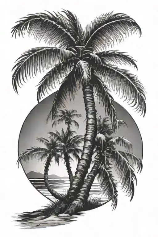 Bending Realistic Palm Tree