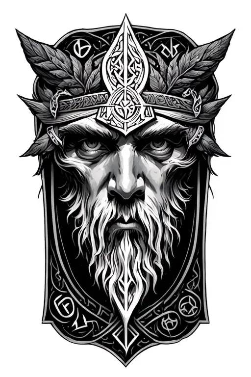 Norse Pagan Beserker Old Norse Runes