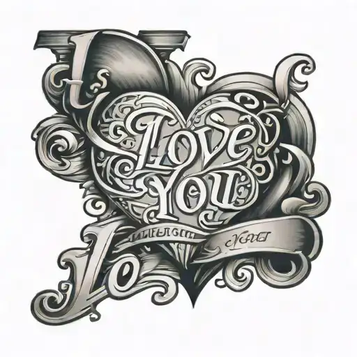 Heart I Love You Inside This The Letters Lr4