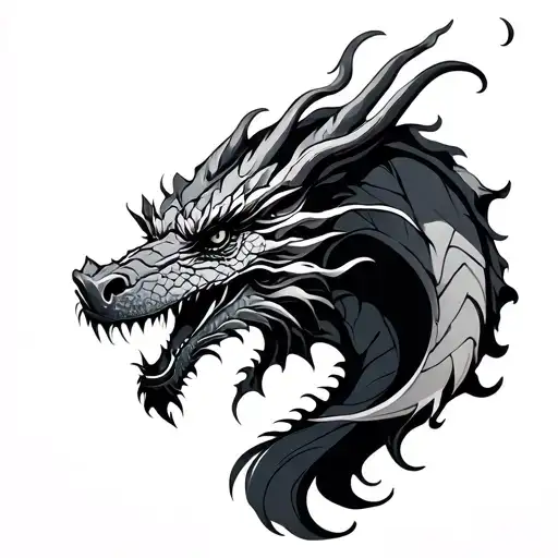 Smoke -Style Dragon