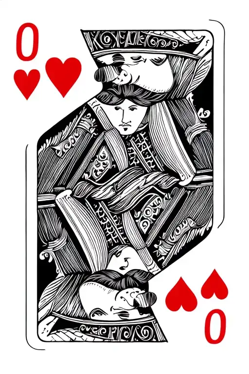 King Of Hearts Playing Card