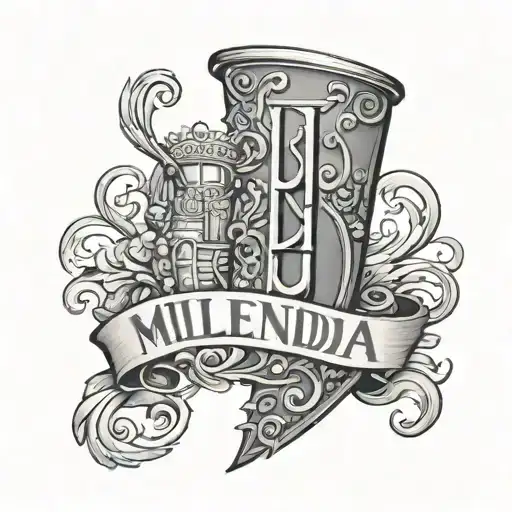 Sleeve With Name Milenda With The State Of New Jersey And Name Jrzy