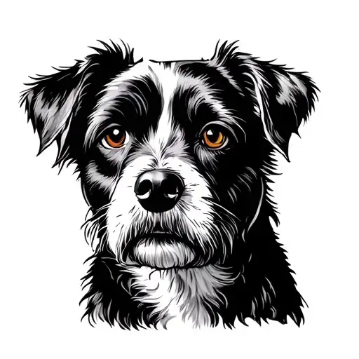 1911 Remington Tattoo With Bohemian Spotted Dog