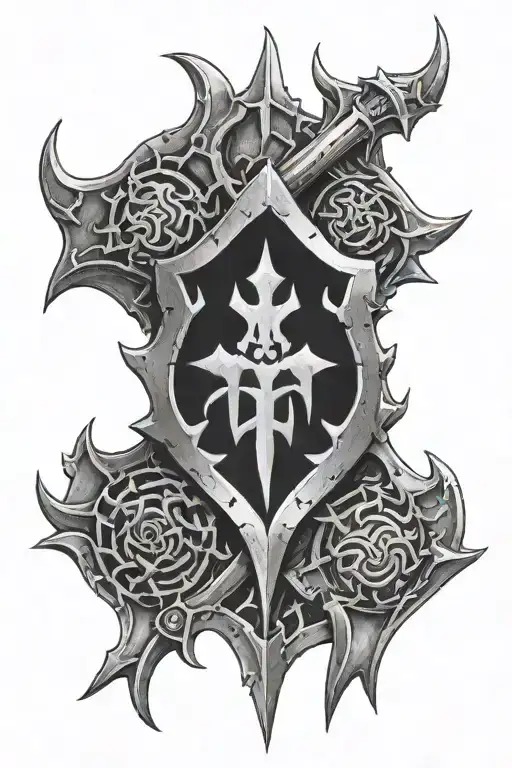 Khorne Shoulder Armor Symbol