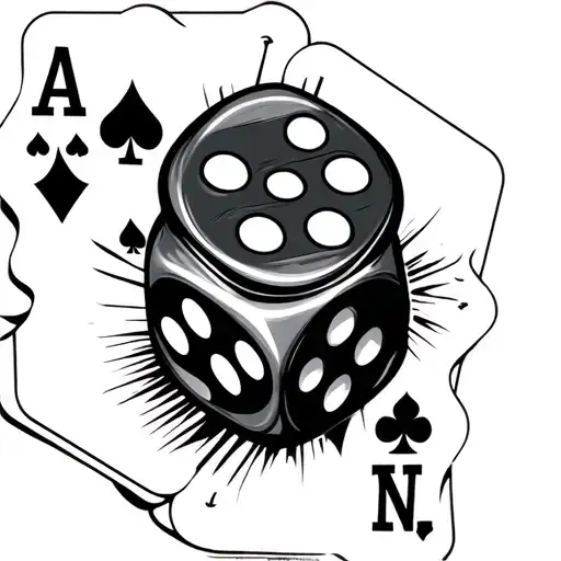 Dice And Poker Cards