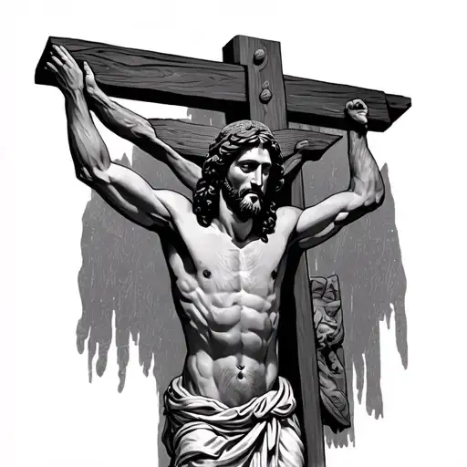 Jesus Being Crucified