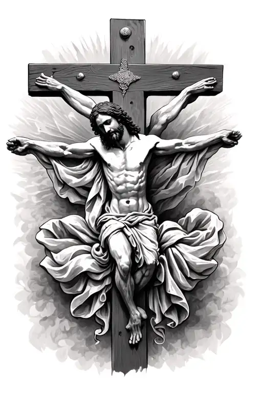 Jesus Being Crucified