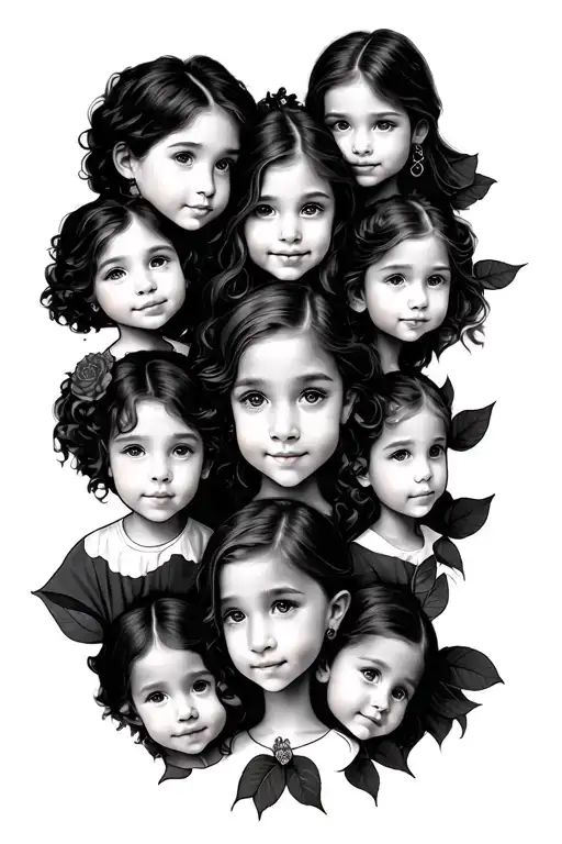 Tattoo That Represents 9 Siblings And A Mother