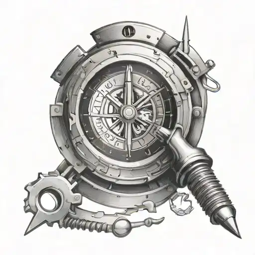 Screwdriver Forming Clock Hands