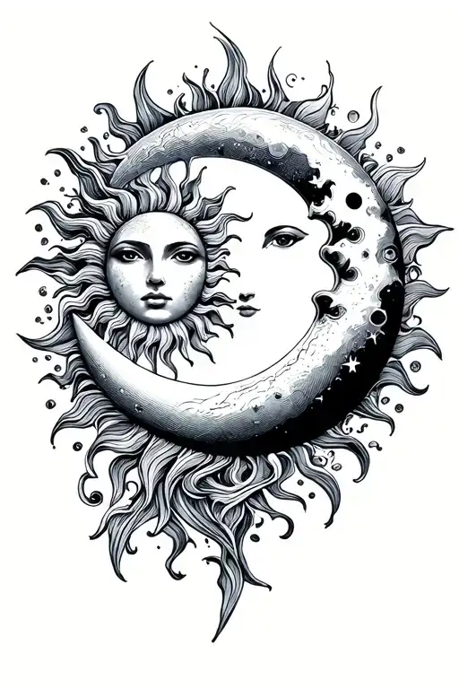 Sun And Moon Fine Line