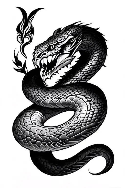 Trishul And Snake Am Looking