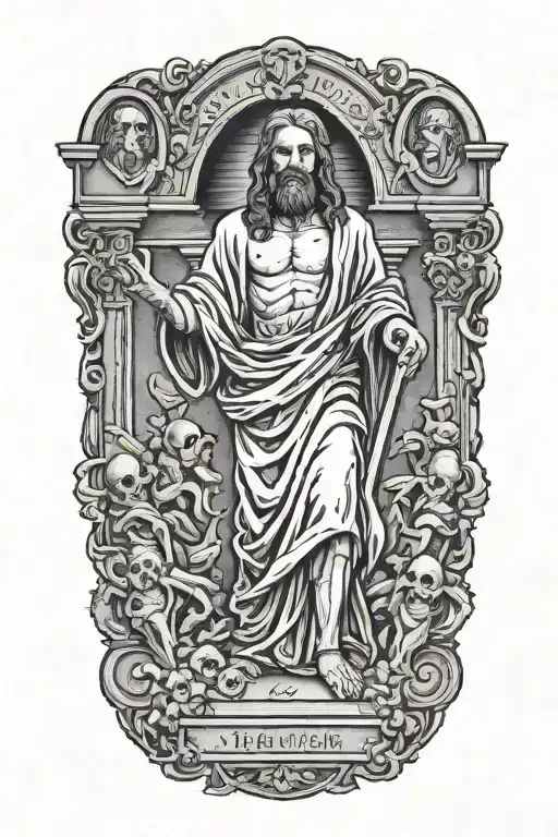 Gravestones Cemetryzombie Jesus