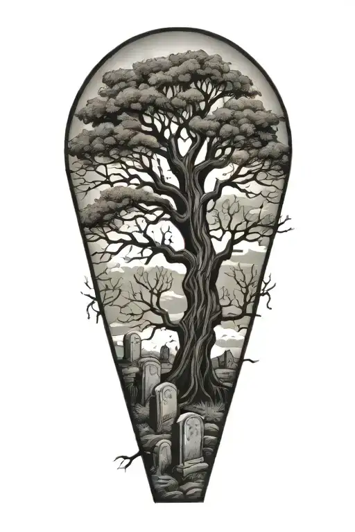 Gravestones Cemetry Hanging Tree Ghost