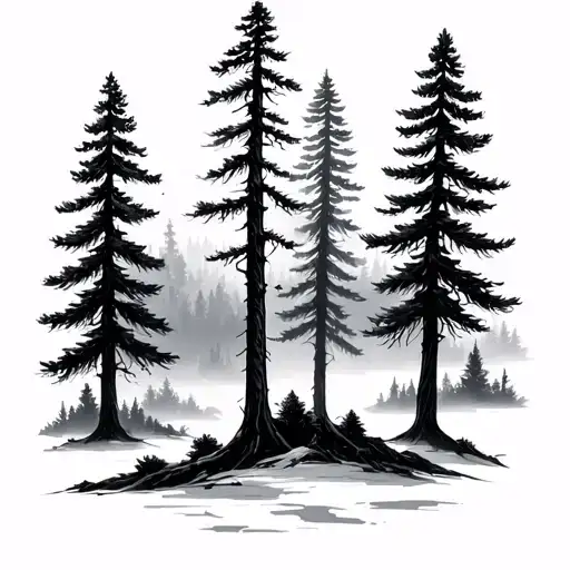 Pine Tree Forest