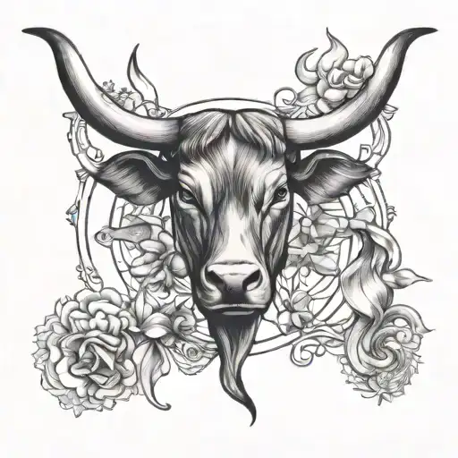 Bow And Taurus Zodiac Sign