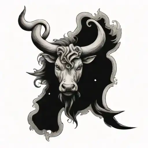 Bow And Taurus Zodiac Sign
