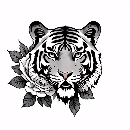 Tiger And Rose