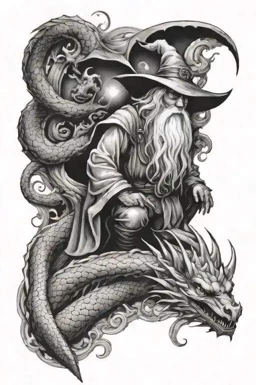 Wizard And Dragon