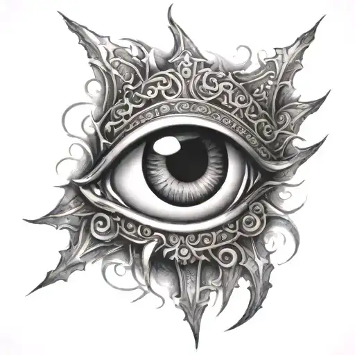 Eye Warrior King Theme Arm Sleeve