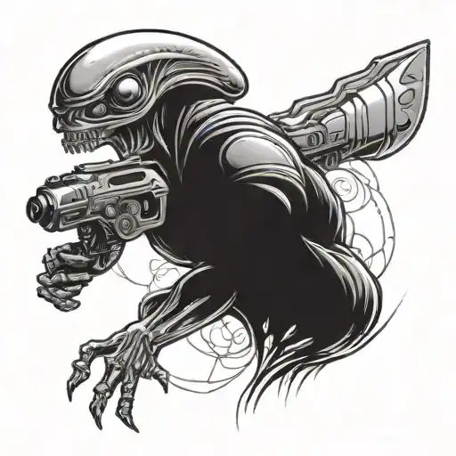 Alien With Raygun