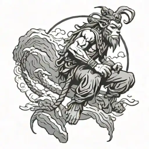 Monkey King Climbing Mountain