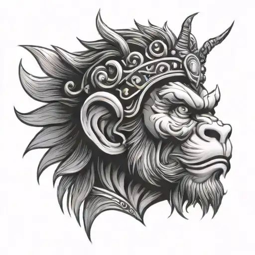 Monkey King Face