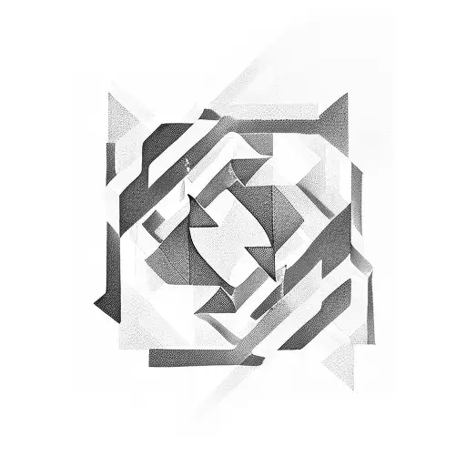 An Abstract Geometric Design Inspired By The Bond Between Parent And Child