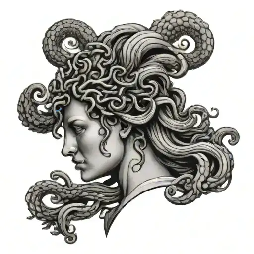 Medusa Head Profile Holding