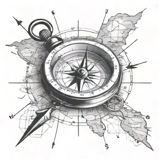Compass With Map