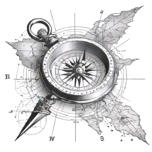 Compass With Map