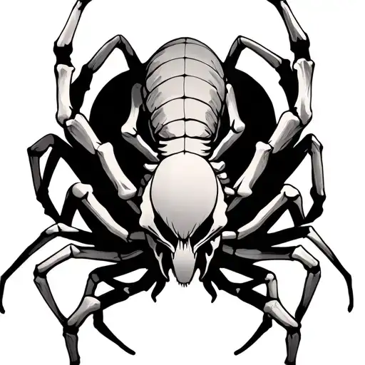 Spider Intertwining Bones