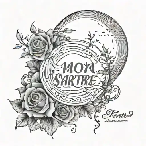 Moon Sartre Quote Integrated