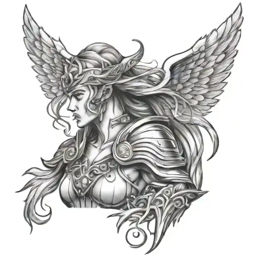 Sexy Valkyrie In Valhalla