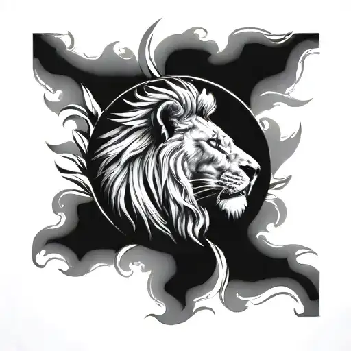 Lion Shining In Heaven