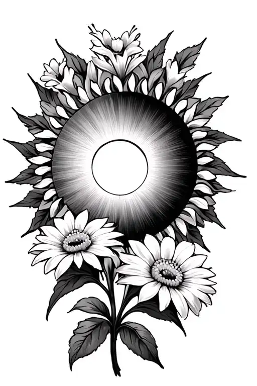 Filipino Sun With Edelweiss Flower