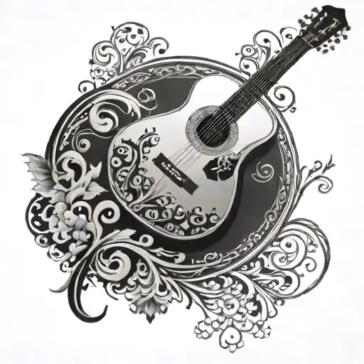 Portuguese Guitar Coimbra Silhouette