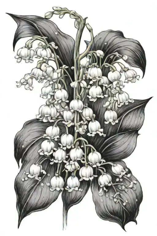 Lily Of The Valley Flowers Blooming